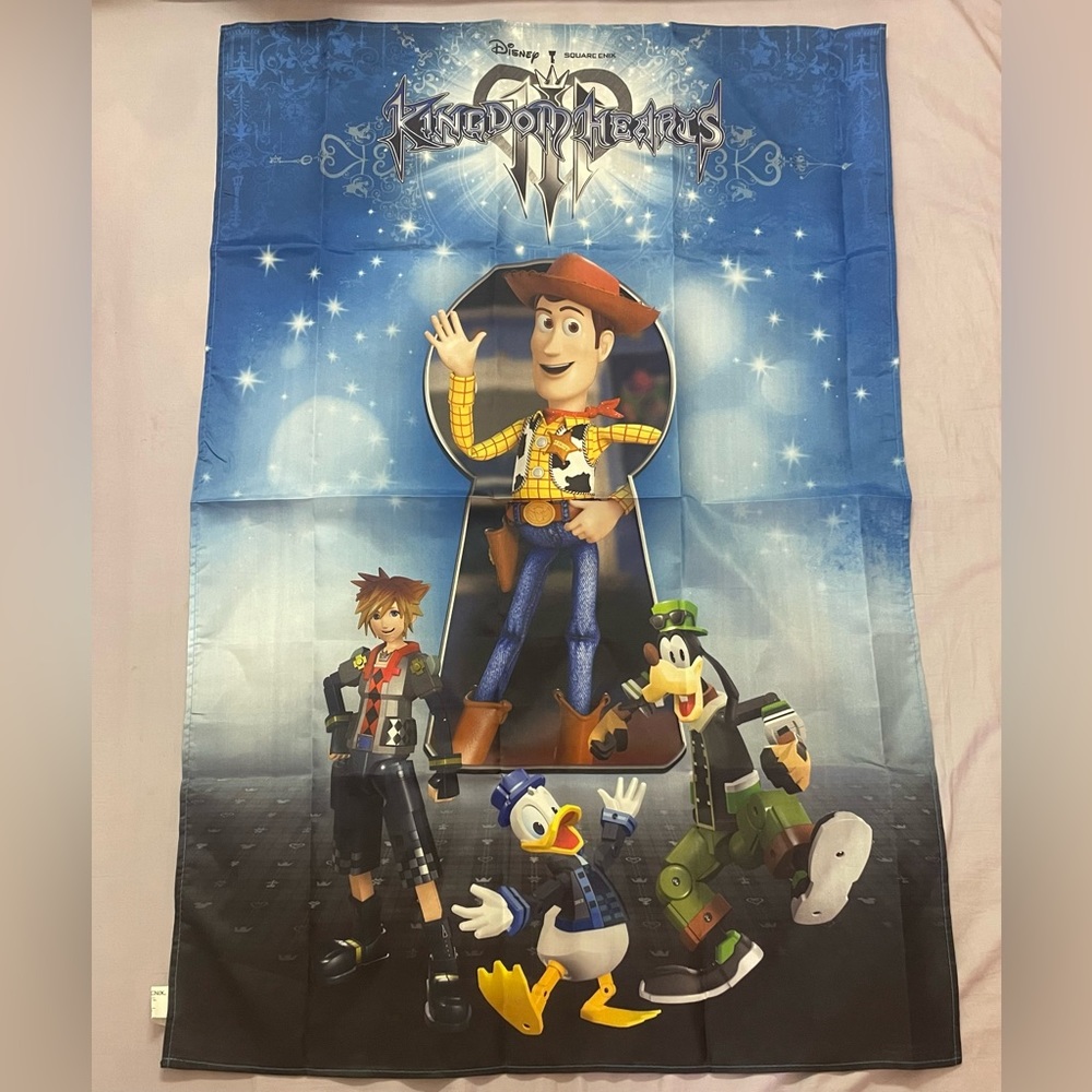 Kingdom Hearts Fabric Poster